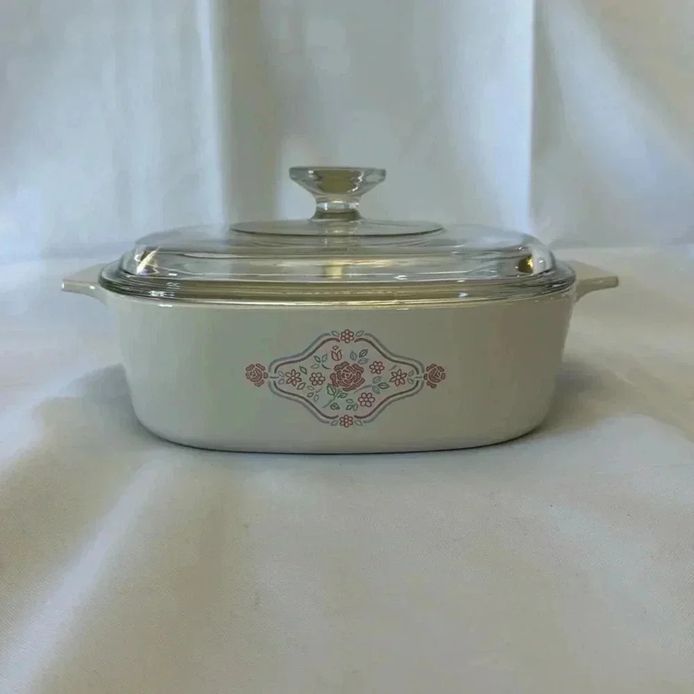 Vintage Corningware ENGLISH BREAKFAST A-2-B 2L Bakeware Casserole Dish with Lid